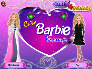 Games Cute Barbie Dressup